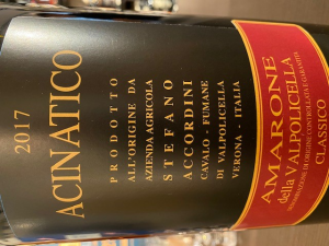 Acinatico Amarone Double magnum accordini 2017