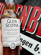 Glen Scotia 6 Years  "Specially Selected for the Netherlands" First Fill Bordeaux red wine Hogshead 57.4%2023