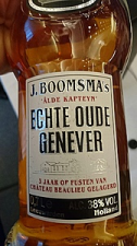 Boomsma echt oude genever 3 jaar ( Beaulieu vaten)