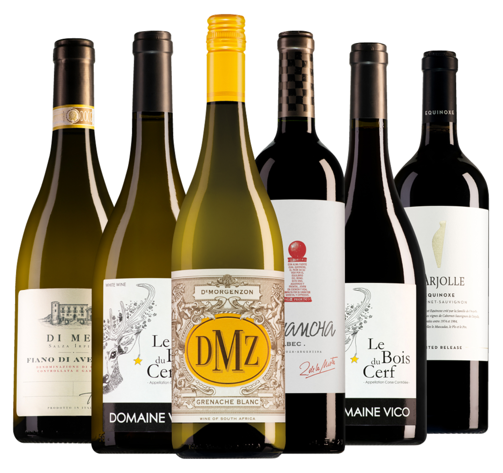 Wijnpakket exclusief januari (6 flessen)