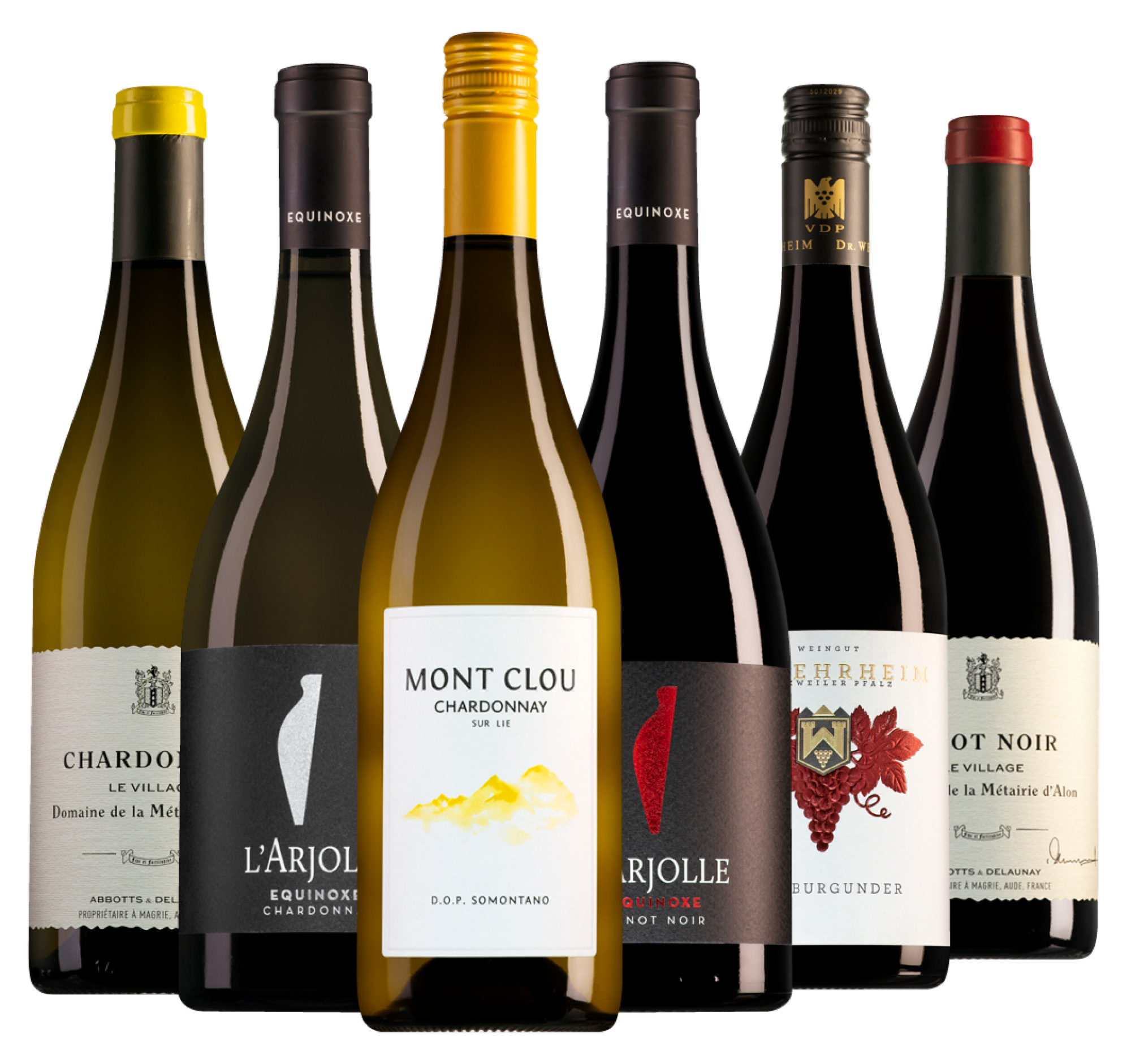 Wijnpakket Chardonnay & Pinot Noir (6 flessen)