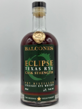Balcones Eclipse Texas Rye Cask Strength 64%