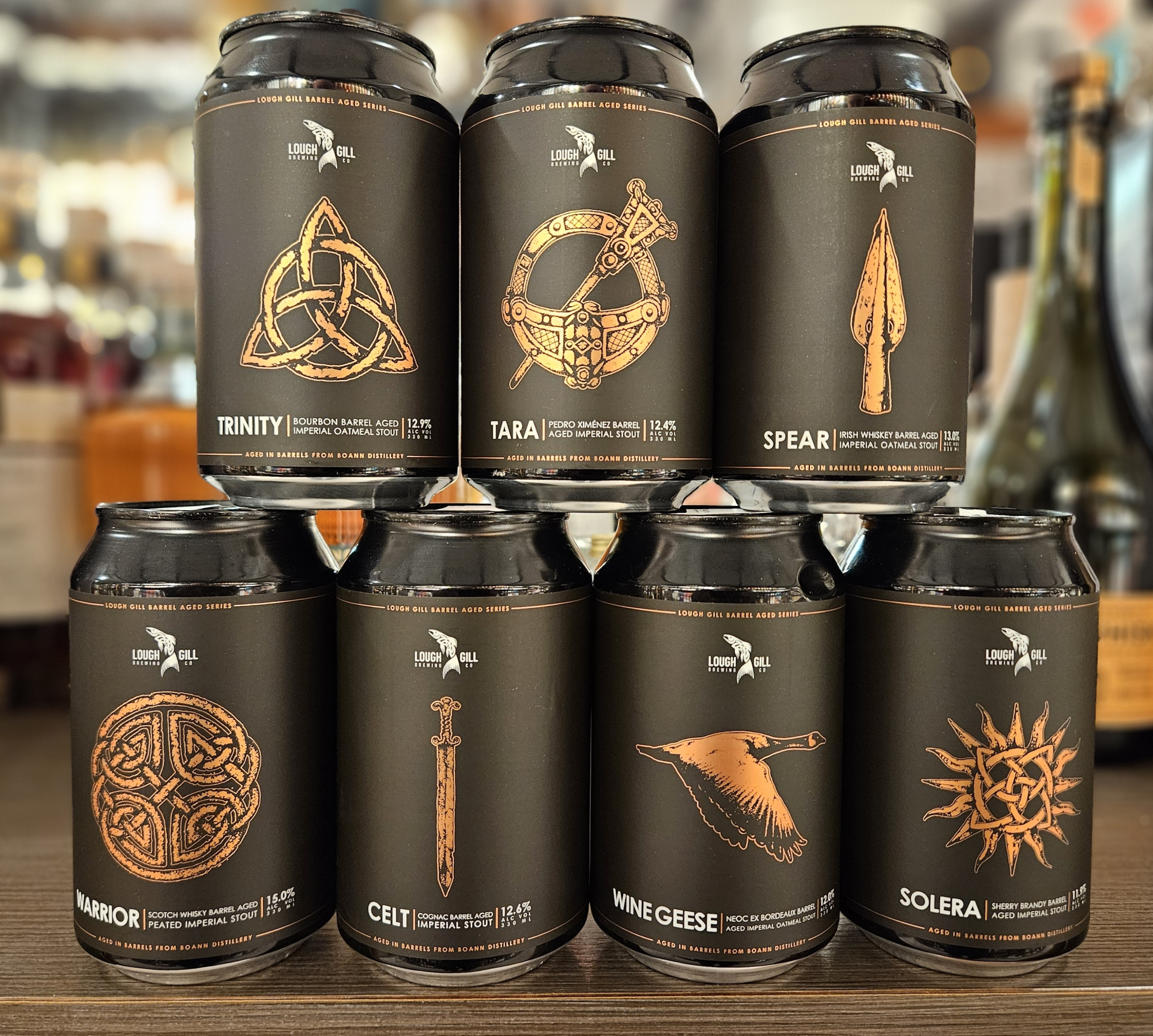 Lough Gill Brewing Barrel Aged Serie(7 Blikken)