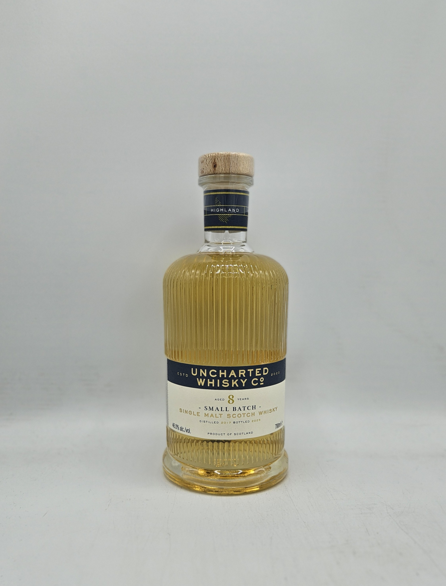 Uncharted Small Batch 8 Years Ex- Bourbon Cask 46% (Aultmore)