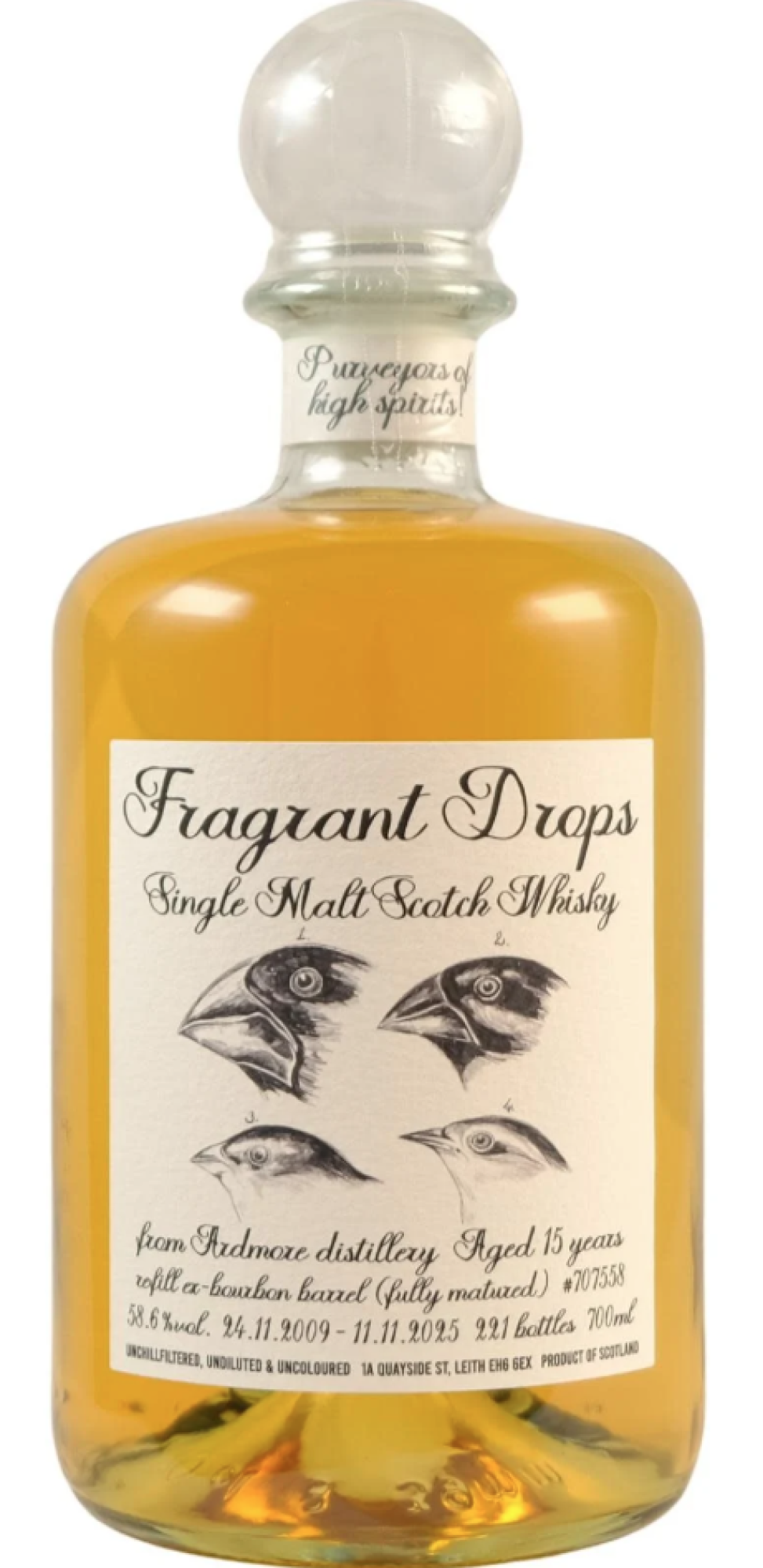 Fragrant Drops Ardmore 15 Years Bourbon Barrel 58,6%