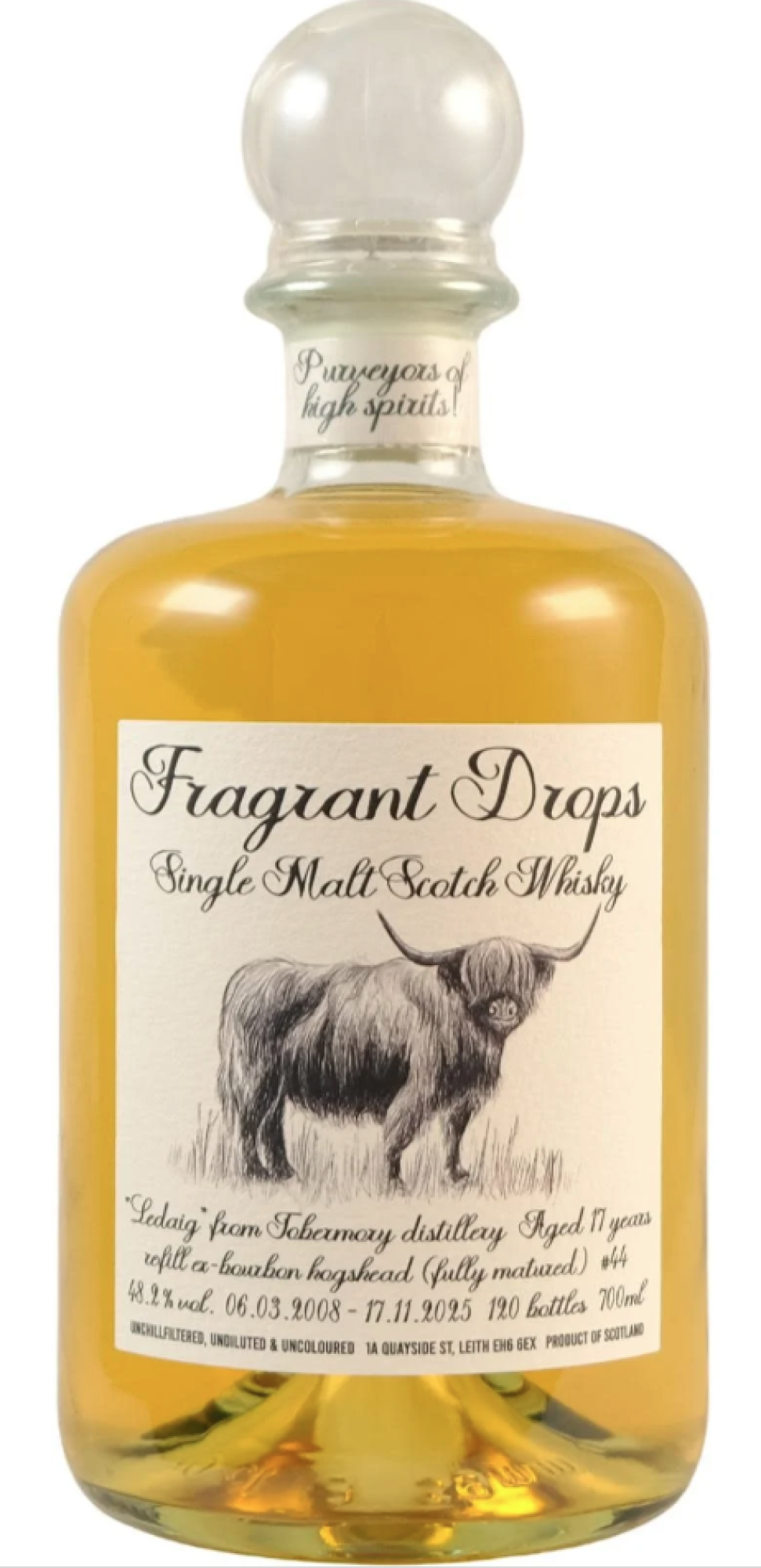 Fragrant Drops Ledaig 17 Years Ex Bourbon Hogshead 48,2%.