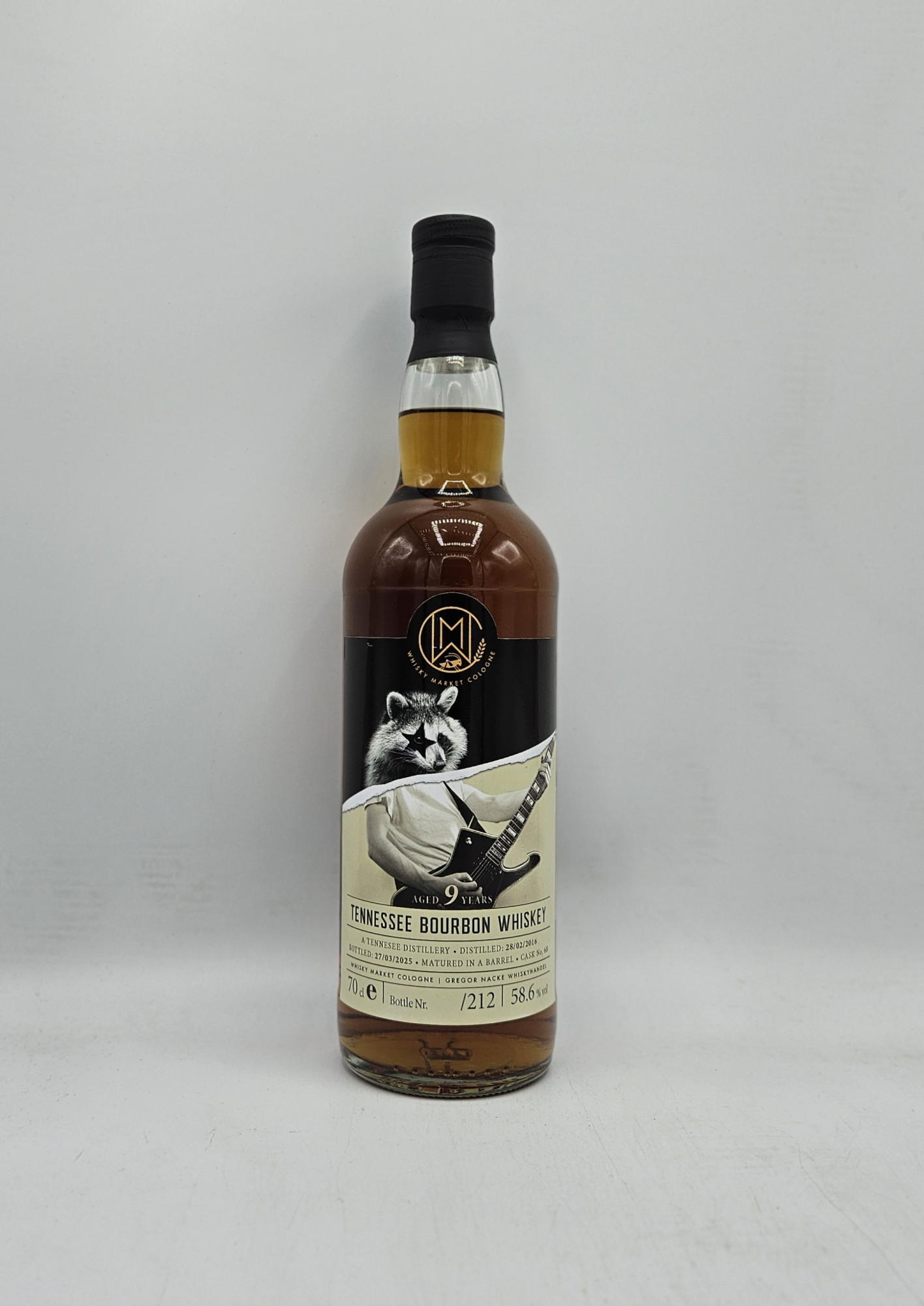 Whisky Market Cologne Tennessee Bourbon 9 Years 58,6%(1 of 212 Bottles)