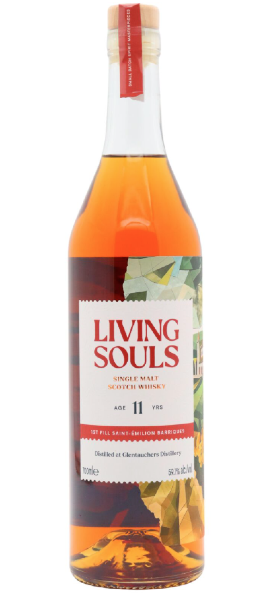 Living Souls Glentauchers 11 Years First Fill Saint-Emilion Barrique 59,1%