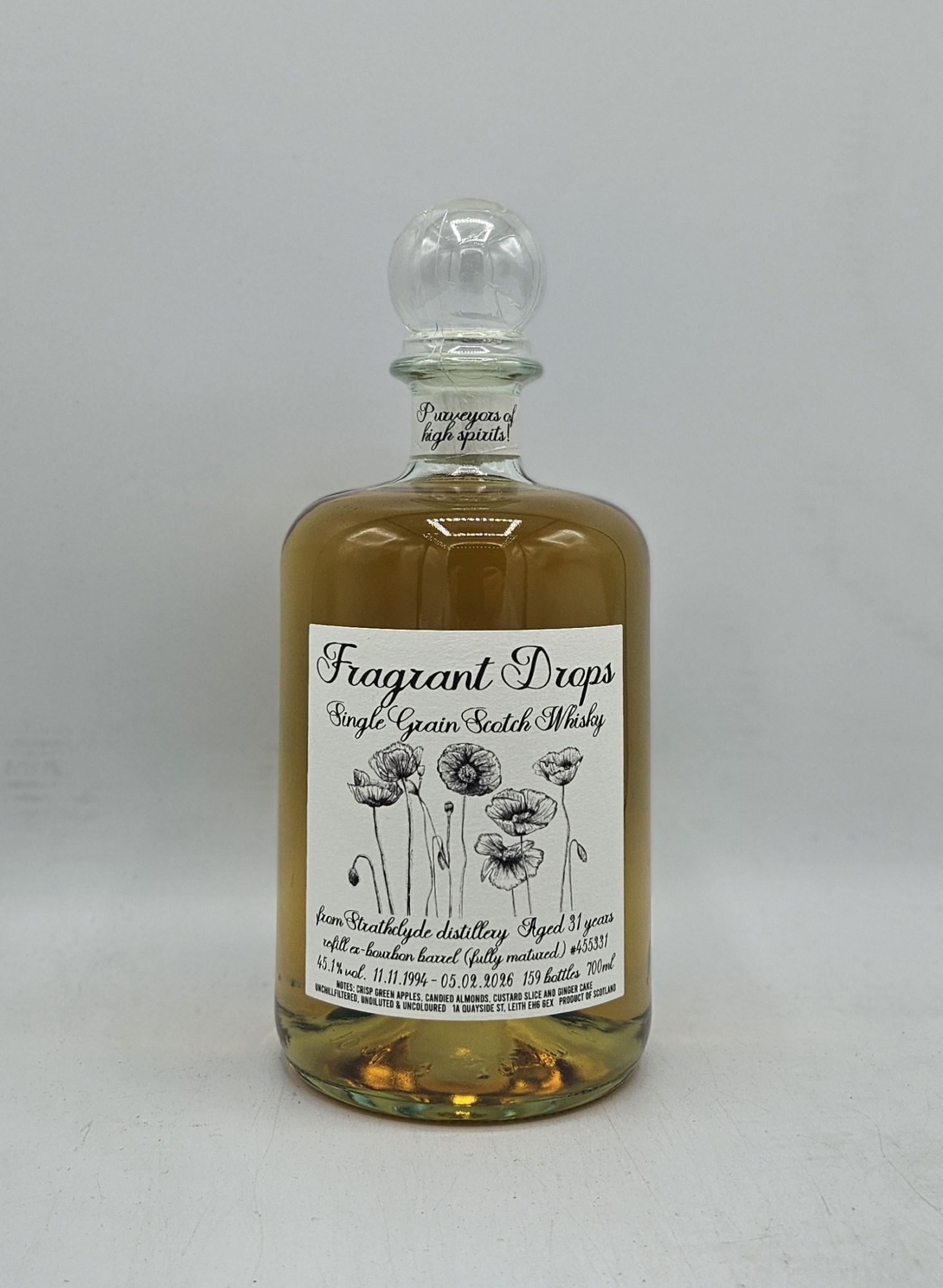 Fragrant Drops Strathclyde 31 Years Bourbon Cask 45,1%