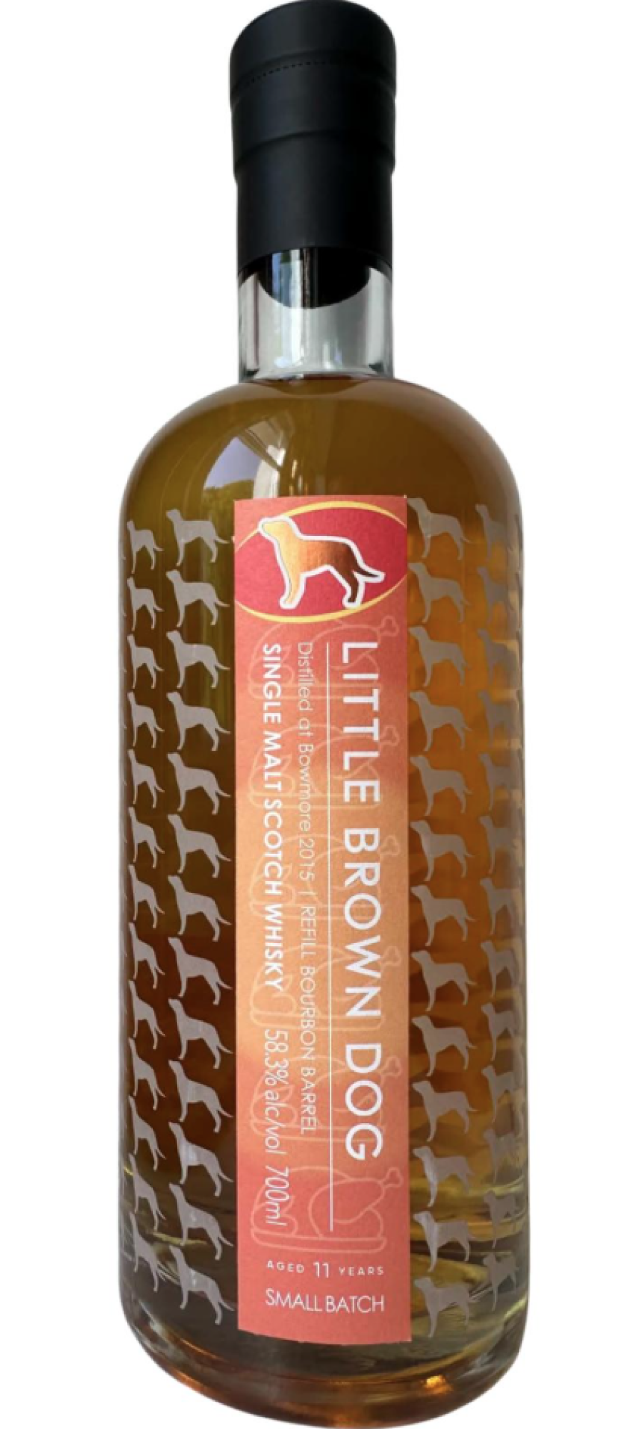 Little Brown Dog Bowmore 11 Years Refill Bourbon Cask 58,3%