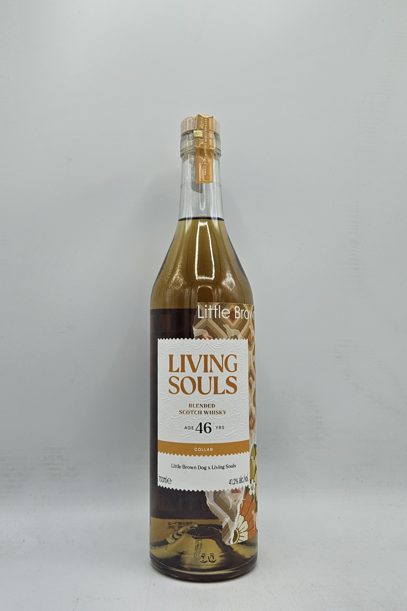 Living Souls & Little Brown Dog Collab 46 Years Blended Scotch 46%