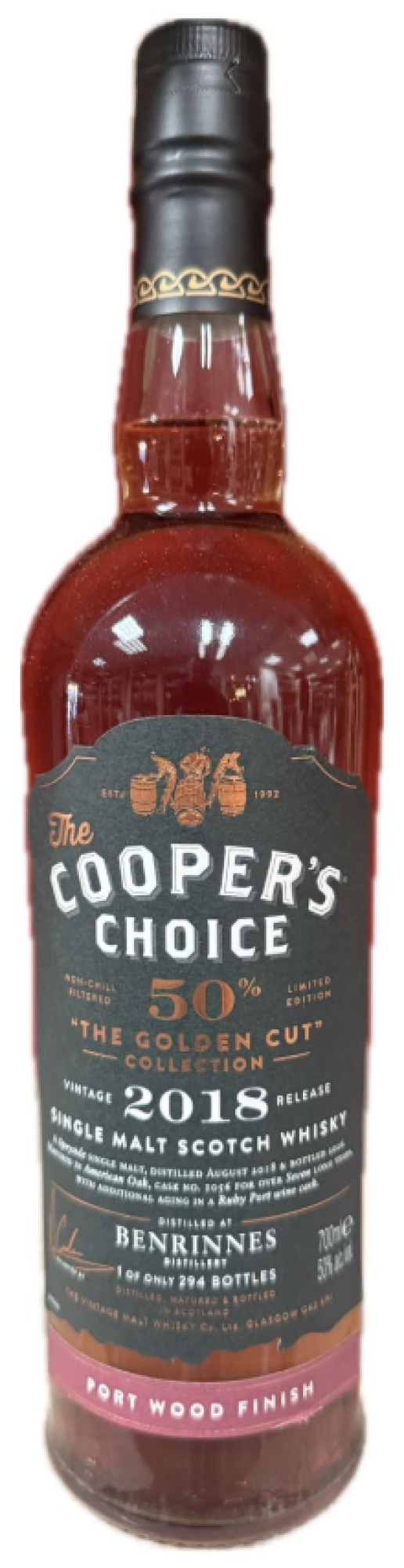 Coopers Choice Golden Cut Benrinnes 7 Years Port Wood Finish 50%