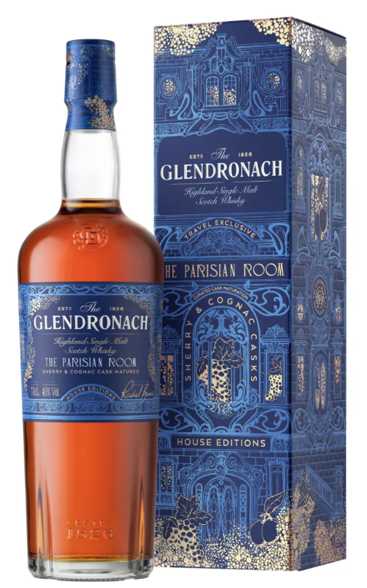 The Glendronach Parisian Room Px & Oloroso Sherry & Cognac 49%