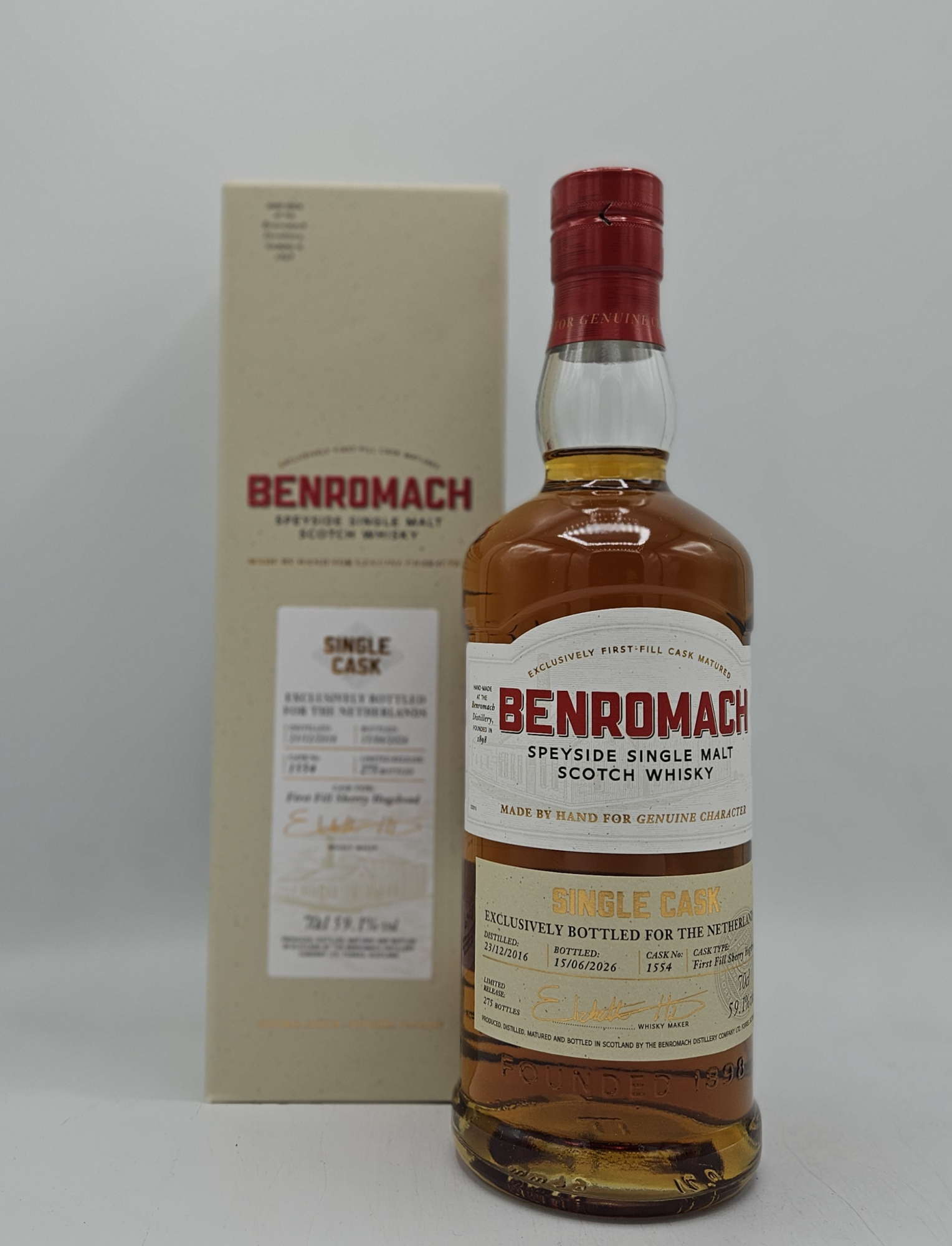 Benromach 9 Years Nl-Exclusive First Fill Sherry Hogshead 59,1%