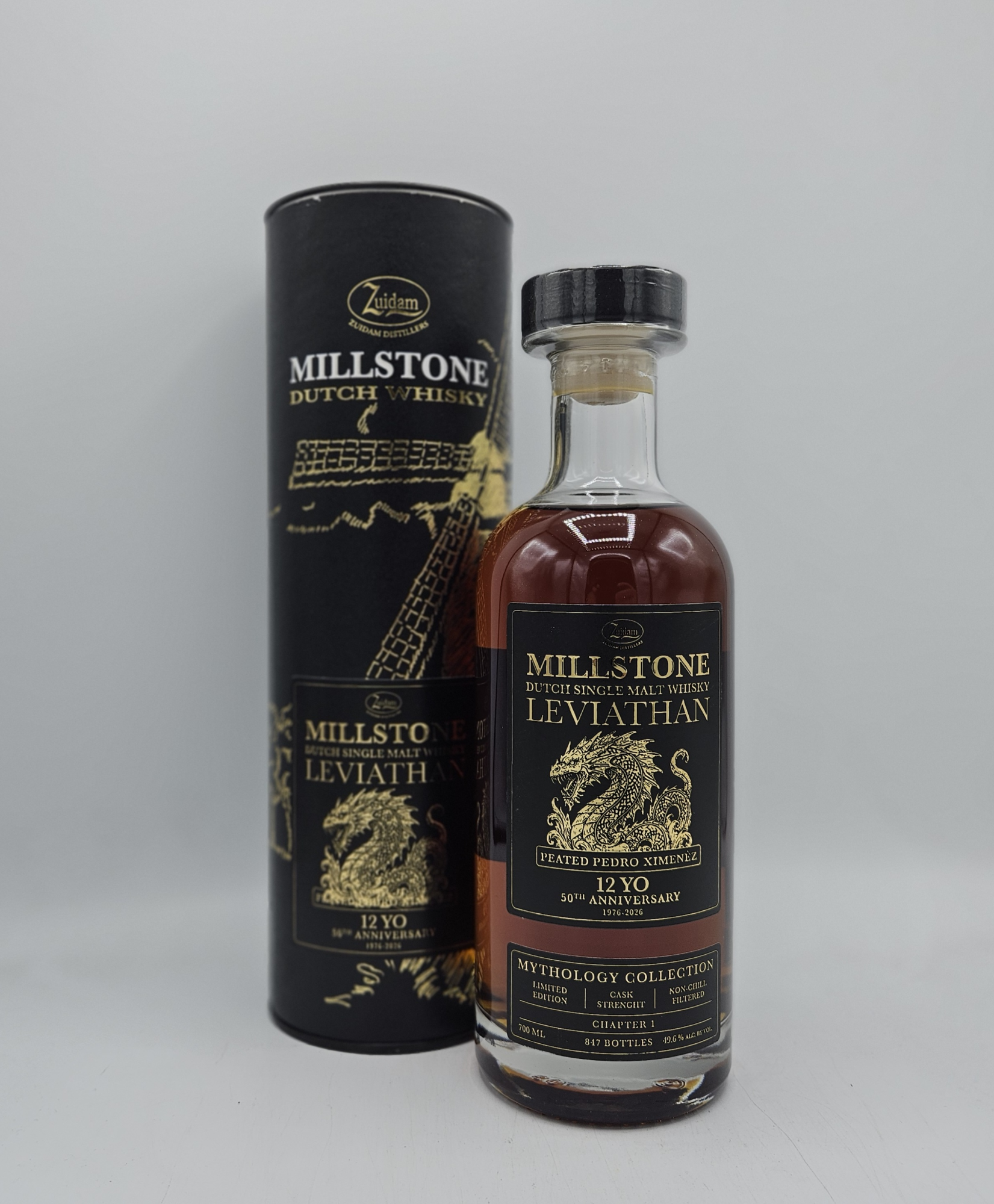 Millstone Leviathan 50th Anniversary 12 Years Peated PX Cask 49,6%(1 of 847 Bottles)