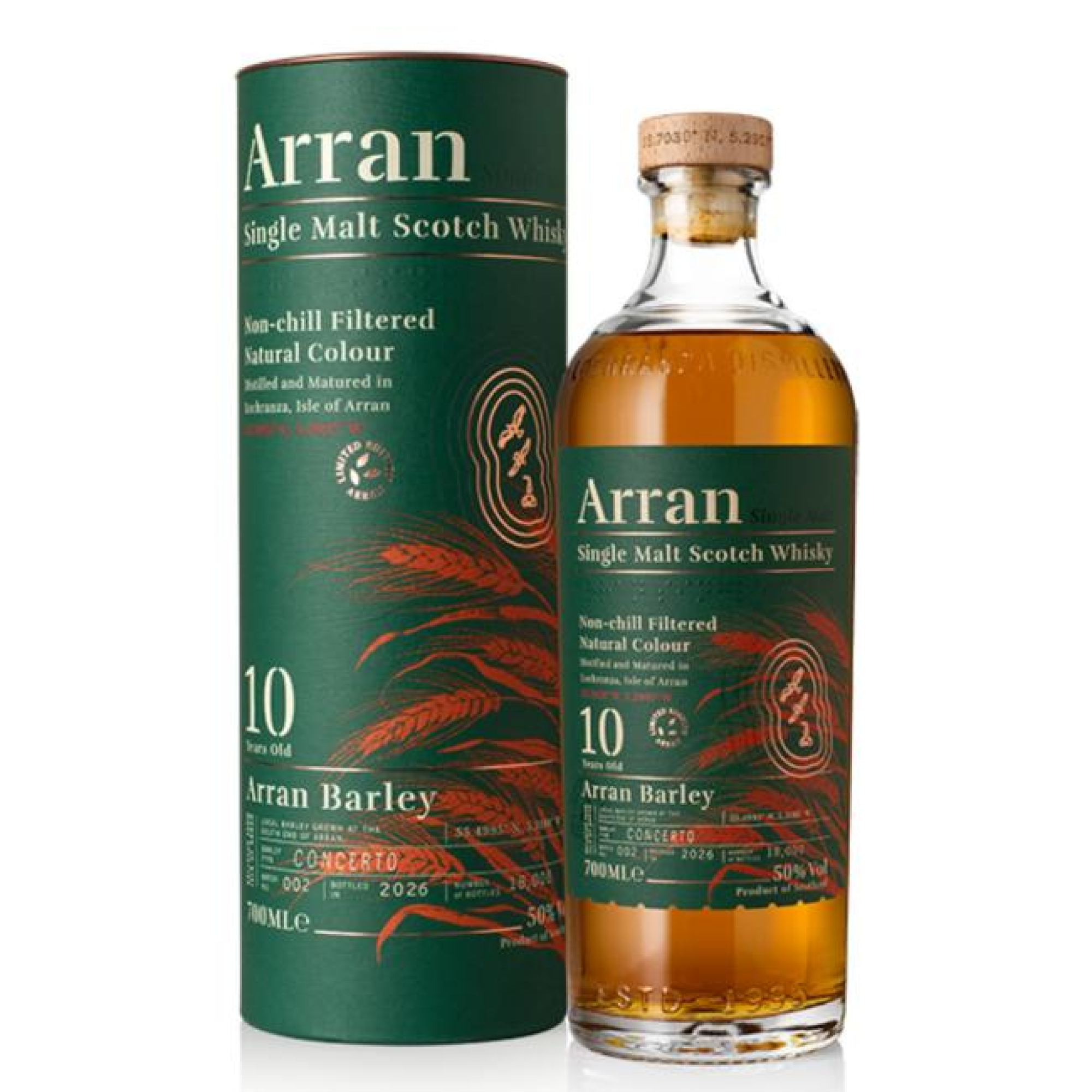 Arran 10 Years Barley Concerto 50% #002